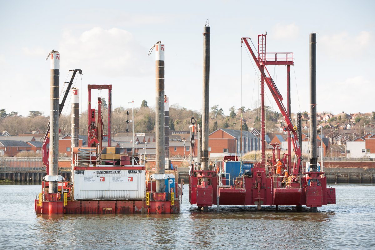 Red7Marine Supports Fugro with Upper Orwell Crossing Ground Investigations
