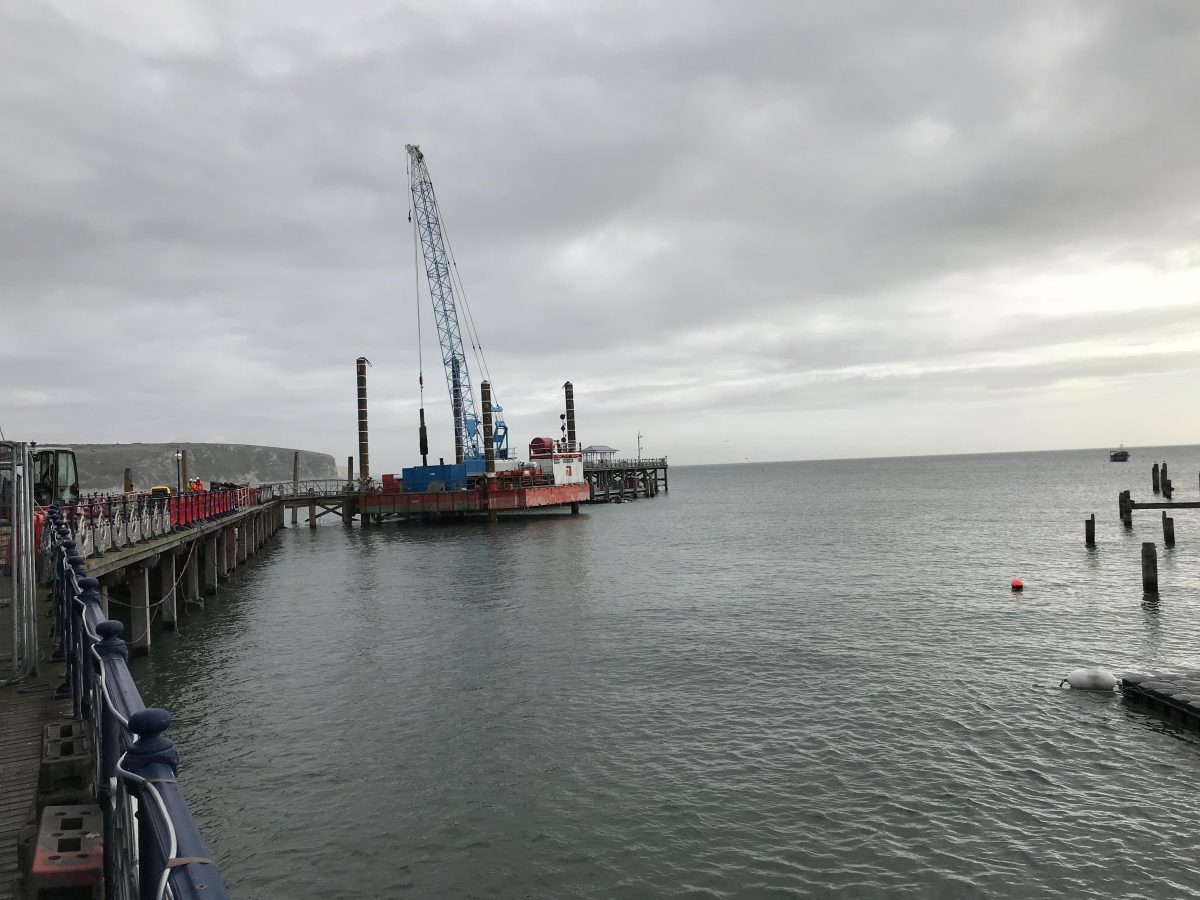 RED7MARINE SUPPLIES THE HAVEN SEAJACK 3 FOR SWANAGE PIER REPAIRS