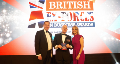 MARK SMITH ANNOUNCED WINNER IN THE EX-FORCES IN BUSINESS AWARDS