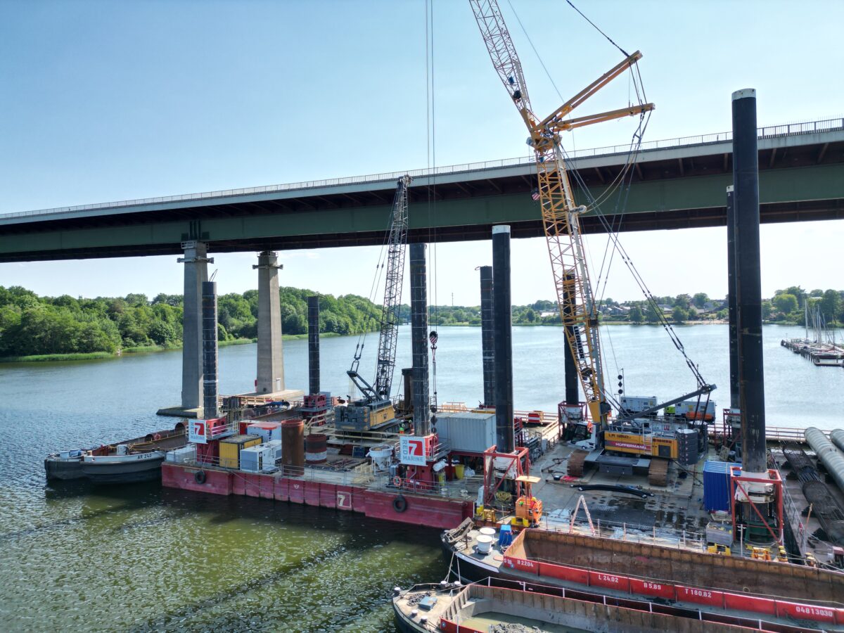 Red7Marine Supports Bridge Construction over the Kiel Canal